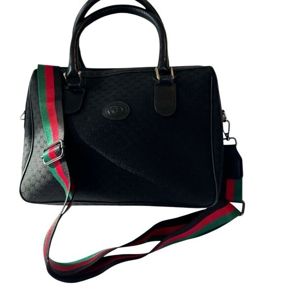 Gucci vintage black GG canvas tote - Picture 5 of 16